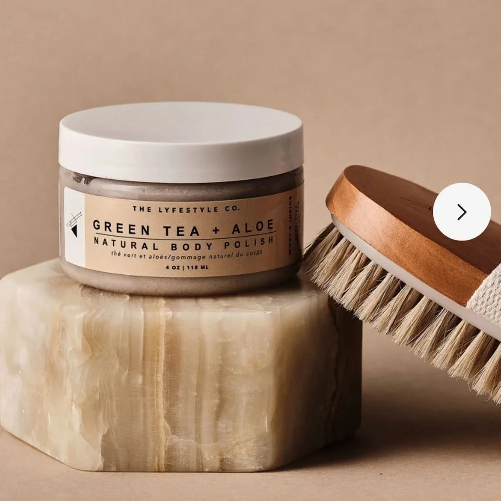 The Lifestyle Co. Green Tea & Aloe Natural Body Polish, New & Unused